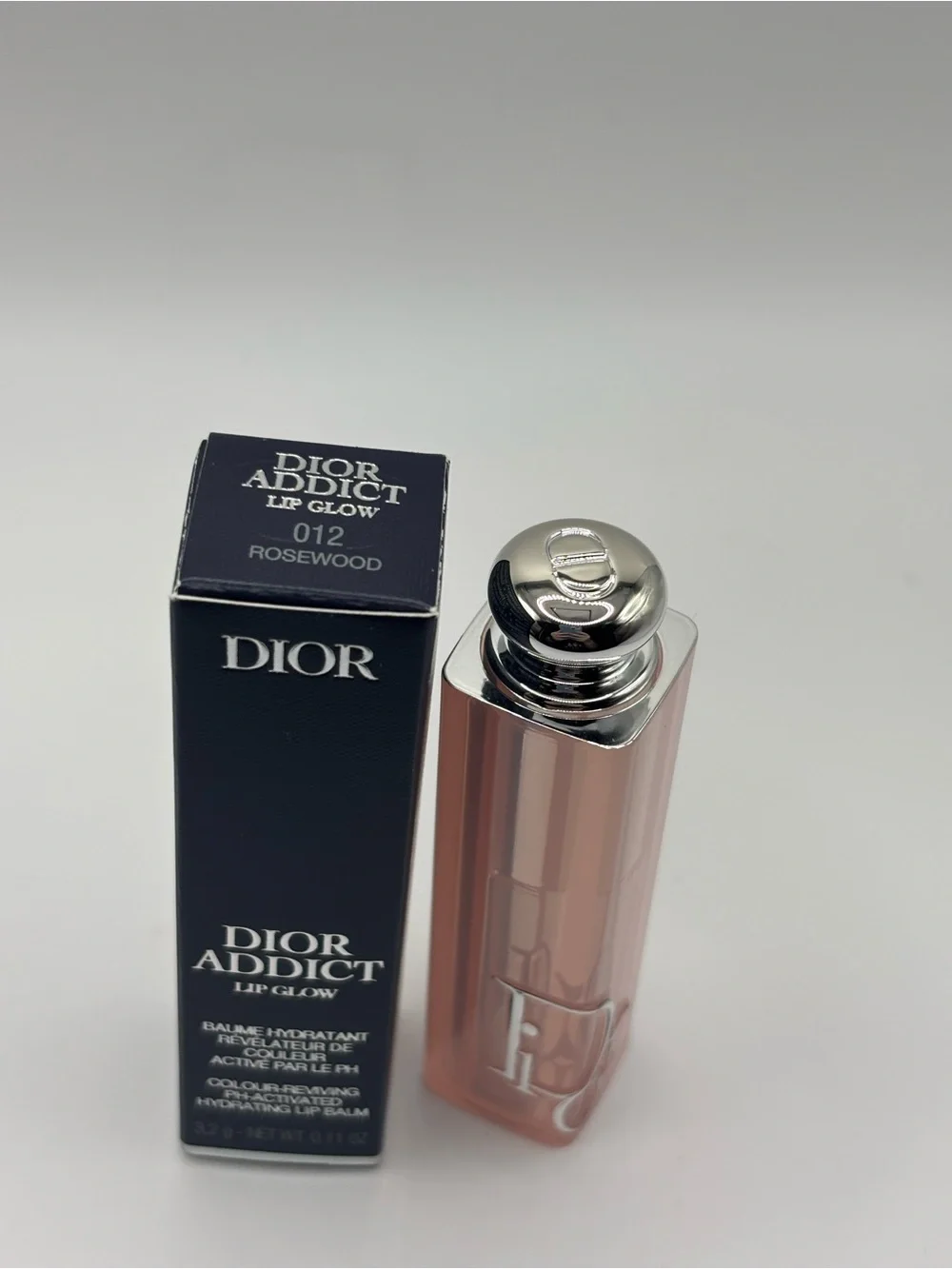 Dior Addict Lip Glow 012 Rosewood Hydrating Lip Balm 3.2g New in Box